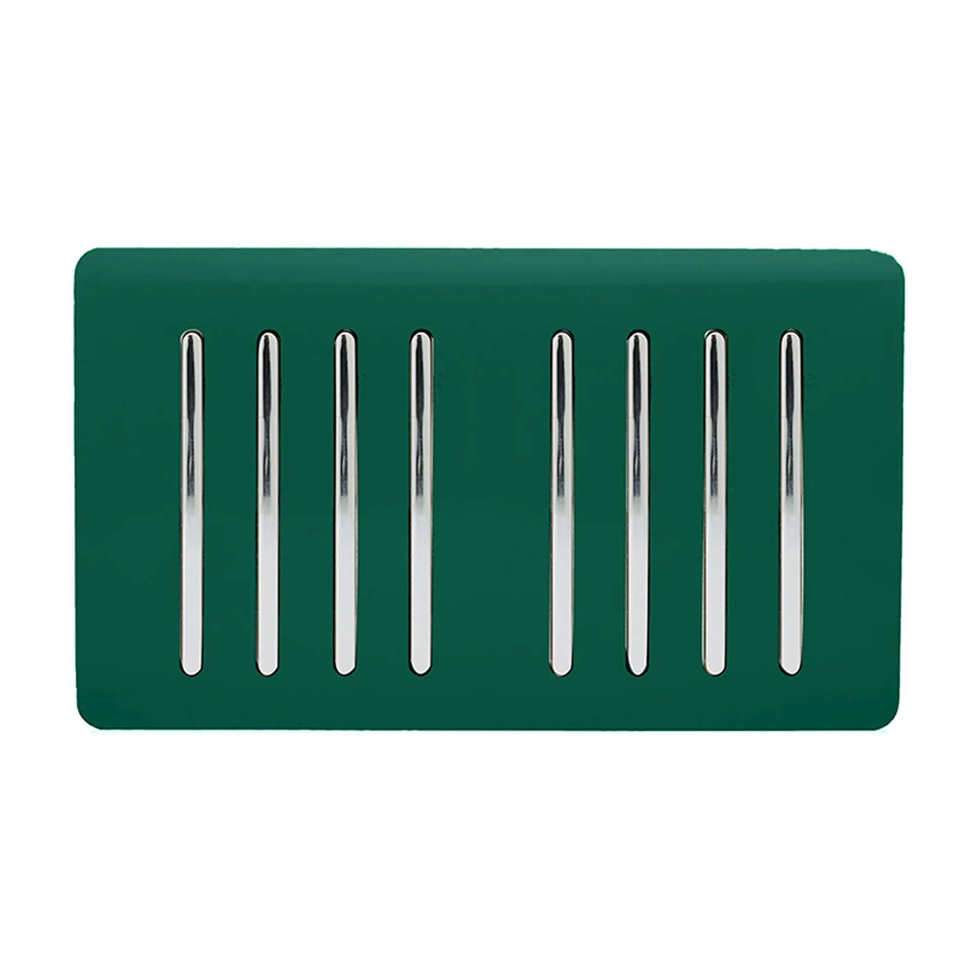 ART-SS88DG  8 Gang 2 Way 10 Amp Rocker Twin Plate Dark Green